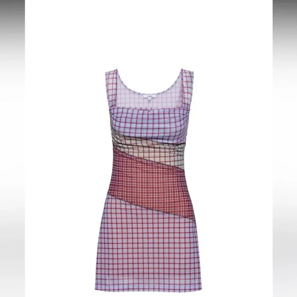 Miaou Ginger Dress in Bristol Plaid (Small) - Picture 2 of 2